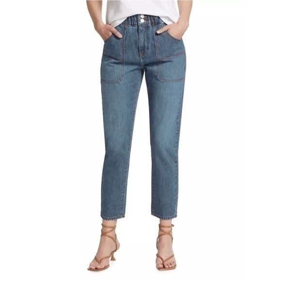 Veronica Beard Denim - Veronica Beard Jeans. Arya Elasticized Straight-Leg Jeans